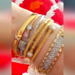 Different bracelets bangles